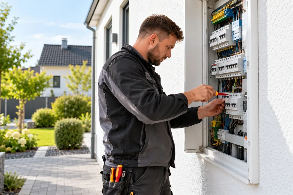 Moderne Elektrotechnik Elektroinstallation Smart Home Wallbox Notdienst Langerwehe Düren
